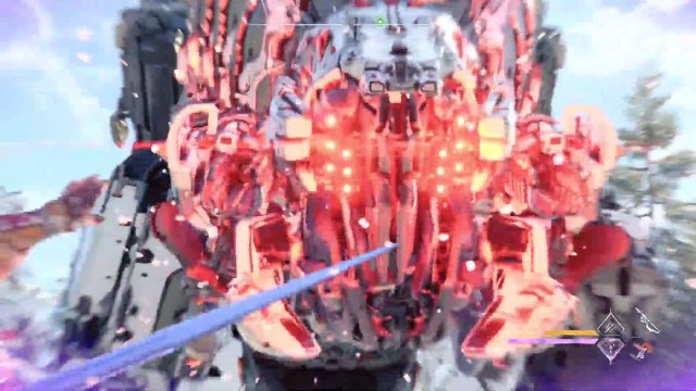 Horizon Forbbiden West : démonter un Gueule-d'Orage en trois coups, c'est possible