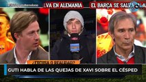 Guti habla de las quejas de Xavi sobre el césped