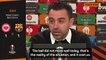 Xavi blames Frankfurt pitch for Barca draw