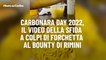 Carbonara Day 2022, il video della sfida a colpi di forchetta al Bounty di Rimini