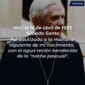 El Papa emérito, Benedicto XVI, cumple 95 años