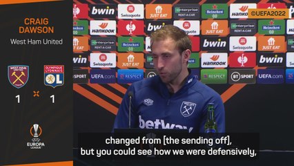 Dawson praises West Ham spirit in UEL stalemate