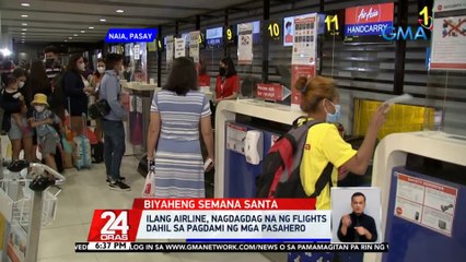 Mga biyaherong matagal nang 'di nakauwi sa probinsya, sinamantala ang pinaluwag na protocol | 24 Oras