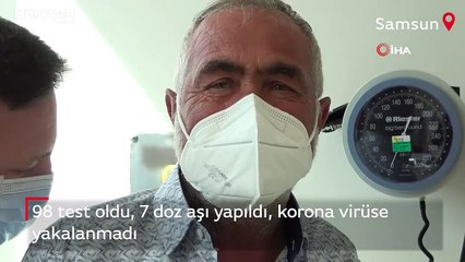 Doktorlar bile şaşkın... 98 kere koronavirüs testi oldu! 7 kez aşı