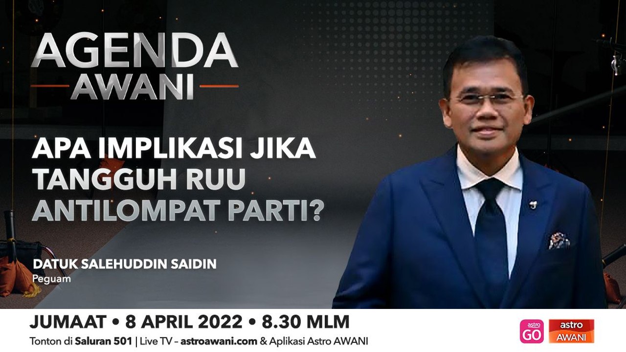 Agenda AWANI: Apa implikasi jika tangguh RUU Antilompat Parti?