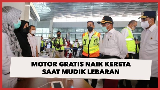 Motor Gratis Naik Kereta saat Mudik Lebaran, Menhub: Orangnya Bayar