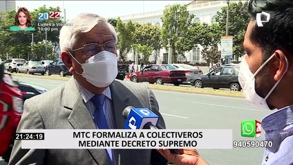 MTC formalizará a colectiveros a través de Decreto Supremo en provincias