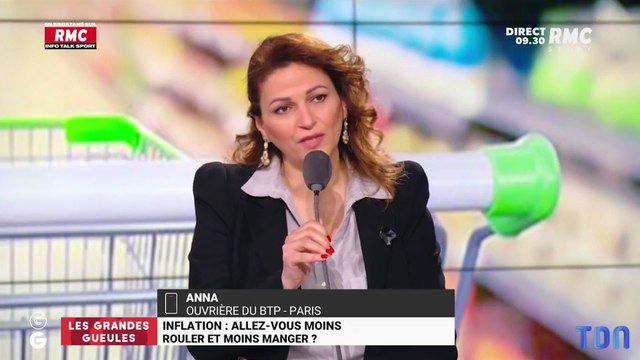 Elle fond en larmes aux Grandes Gueules en direct