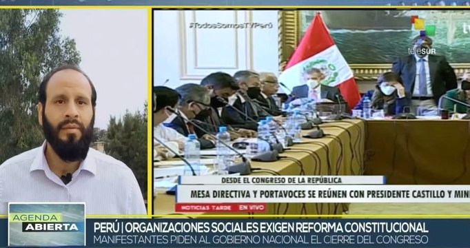 Organizaciones sociales de Perú exigen cierre del Congreso