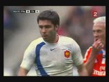 Tournoi des VI Nations - France Italie Essai Jauzion