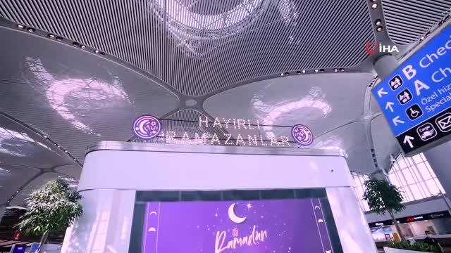 Son dakika haber | Geleneksel Ramazan etkinlikleri İstanbul Havalimanı'nda yaşatılıyor