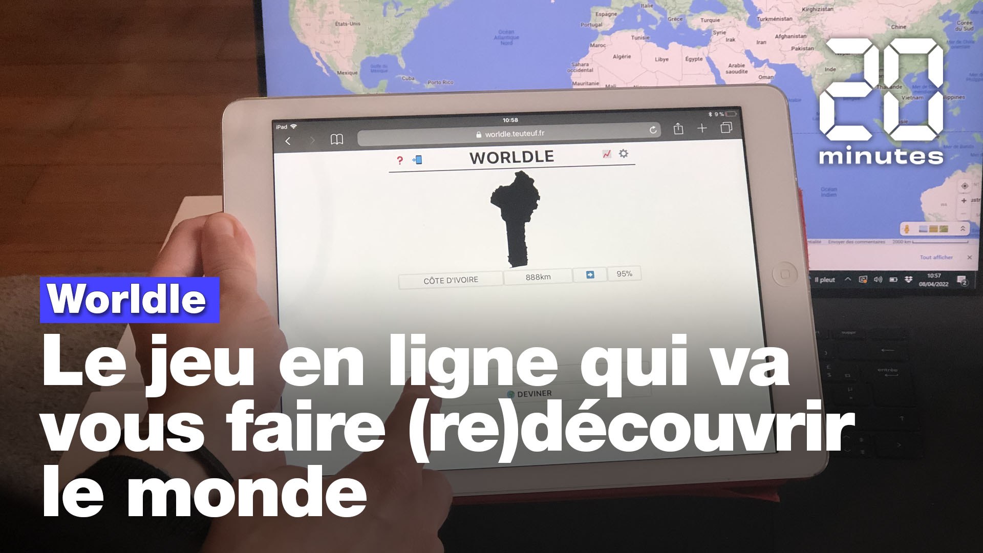 ⁣Worldle, le jeu en ligne qui va vous faire (re)découvrir le monde