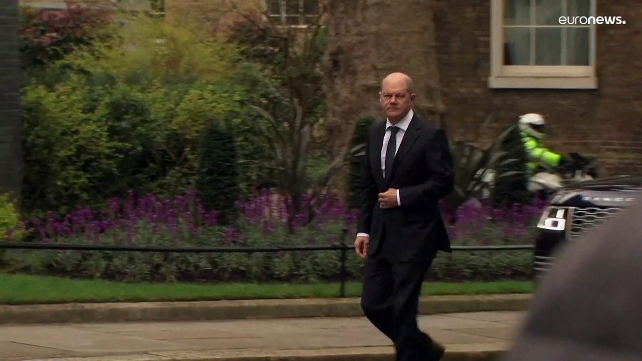 Olaf Scholz trifft Boris Johnson in Downing Street 10