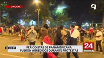 Robos y agresiones a periodistas durante manifestaciones en el Centro de Lima