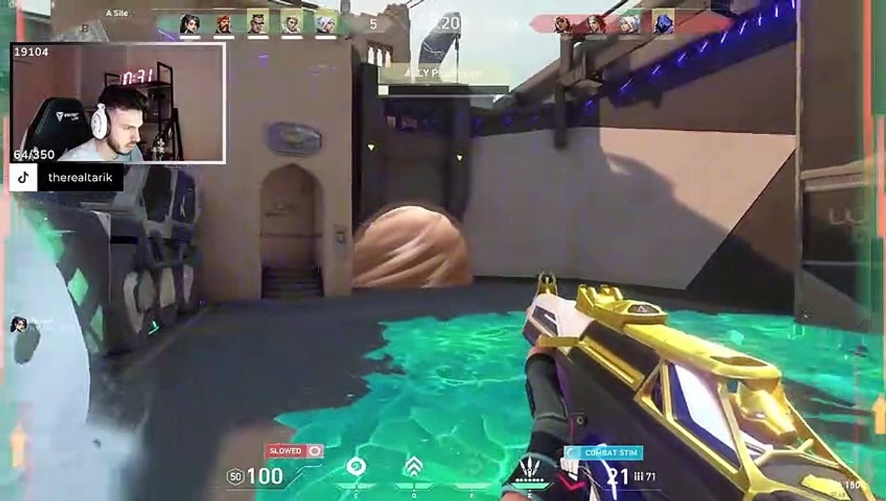 Tarik almost gets a perfect ace...
