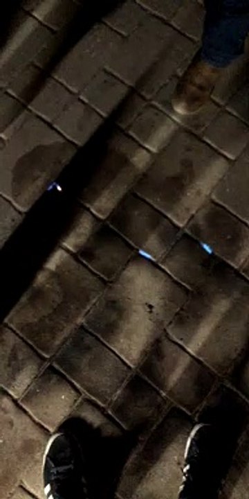 Strange Burning Between Bricks
