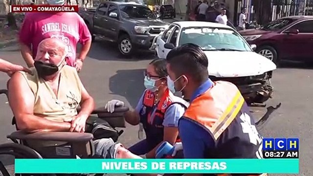 Lesionado resulta hombre tras colisión en la capitalina Calle Los Alcaldes