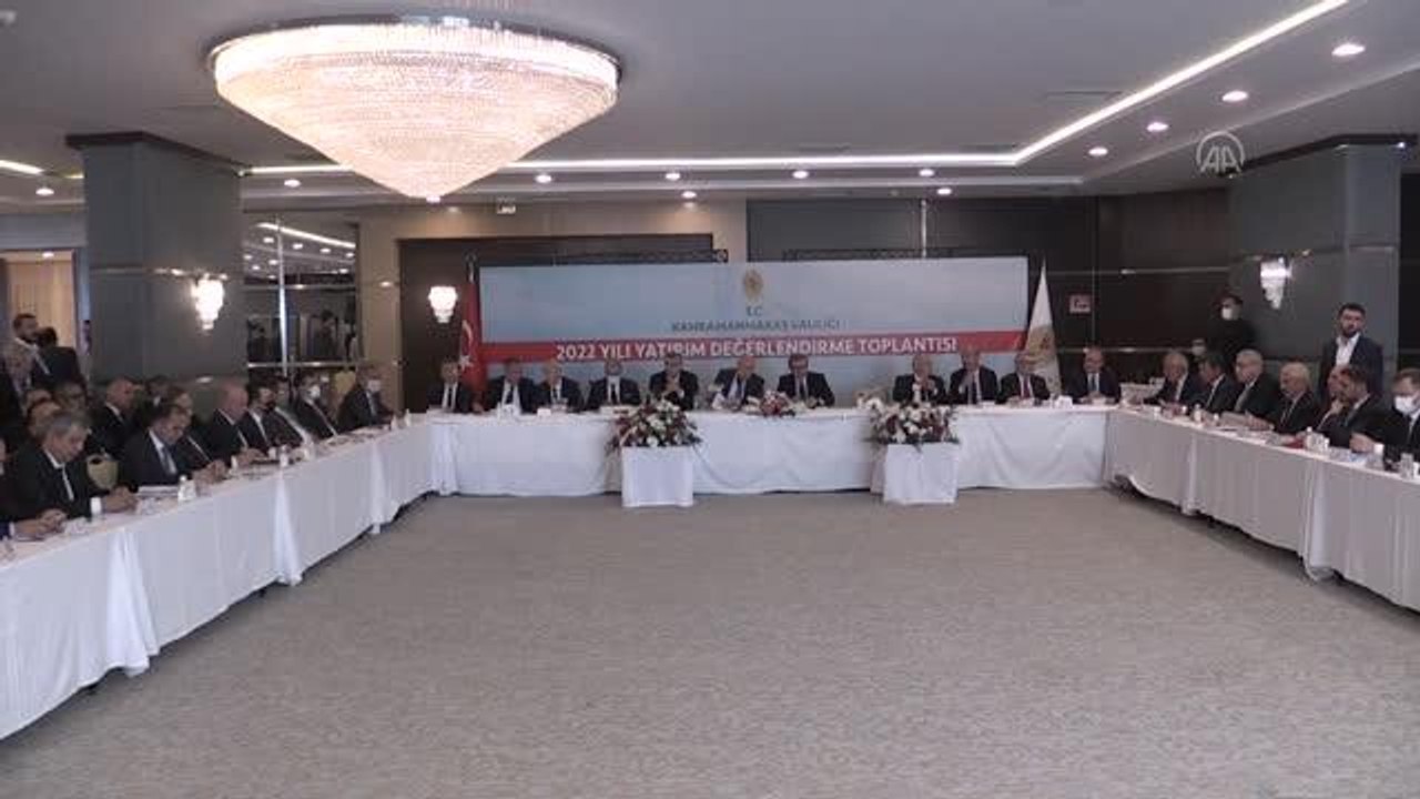 Son dakika haber... KAHRAMANMARAŞ - Mahir Ünal, Kahramanmaraş'ta yatırım koordinasyon toplantısına katıldı