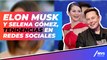 Elon Musk y Selena Gómez, tendencias en redes sociales