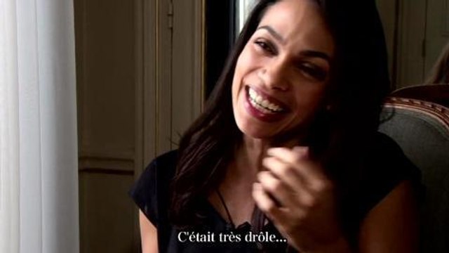 Gala.fr, Rosario Dawson sur sa scène de nu