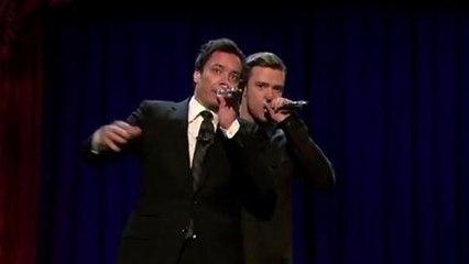 Gala.fr- Justin Timberlake & Jimmy Fallon : History of rap 4