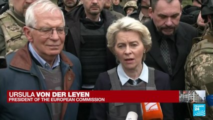 Bucha shows the 'cruel face of Putin's army,' says EU's chief