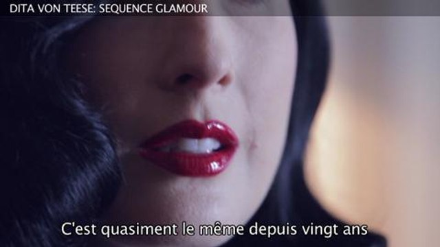 Gala.fr- Dita von Teese séquence glamour à Cannes