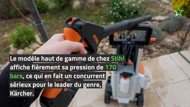 Test Stihl RE 130 Plus : un nettoyeur haute pression bien pensé et efficace