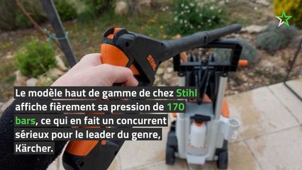 Test Stihl RE 130 Plus : un nettoyeur haute pression bien pensé et efficace