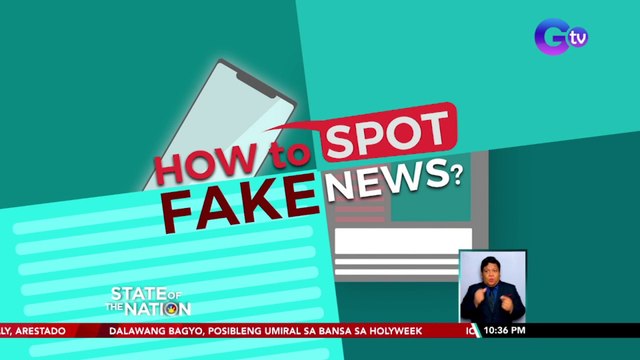 Mga paraan para labanan ang fake news, hatid ng Votebook ng State of the Nation | SONA