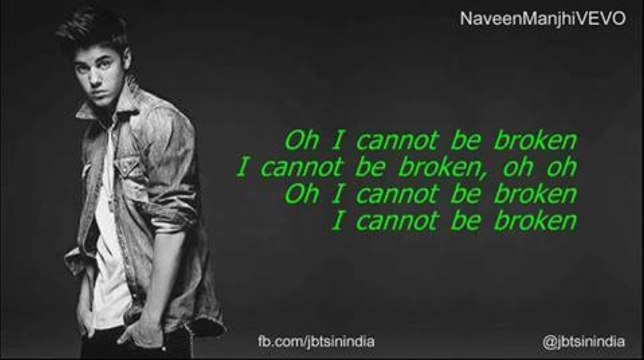 Gala.fr- Justin Bieber Broken Lyrics Feat. Blake Kelly