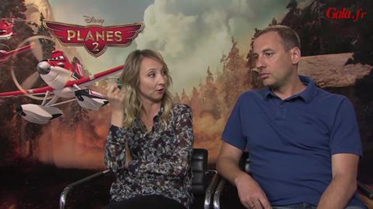 Gala.fr- Fred Testot et Audrey Lamy présentent Planes 2