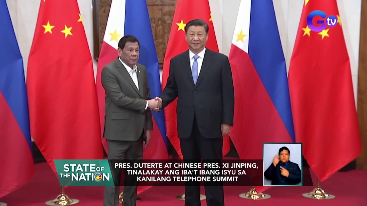 Pres. Duterte at Chinese Pres. Xi Jinping, tinalakay ang iba't ibang isyu sa kanilang telephone summit | SONA