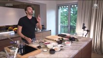 VOICI - VIDEO Tous en cuisine : préparez la crème dessert aux chocolat et framboises à l'anis de Cyril Lignac