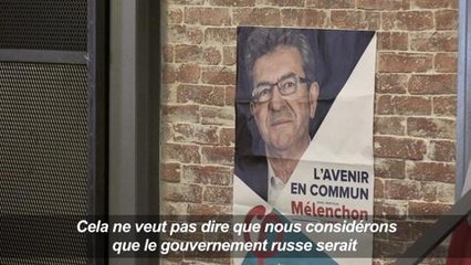 Jean-Luc Mélenchon présente son programme de politique étrangère