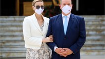 VOICI-PHOTO Albert et Charlène de Monaco apparaissent masqués : leur beau message