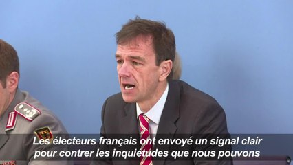 Présidentielle française : la diplomatie allemande "soulagée"