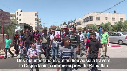 Prisonniers palestiniens: manifestation de soutien à Jérusalem