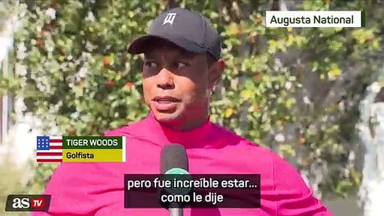 Tiger Woods, en su regreso: "Mi adrenalina se activa, pero estoy tan dolorido como esperaba"