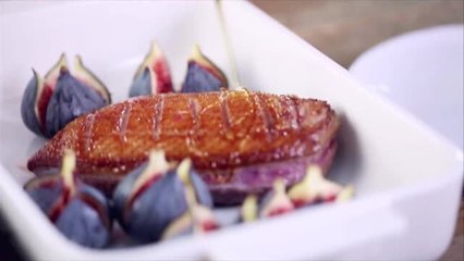 La recette du magret de canard au miel et aux figues