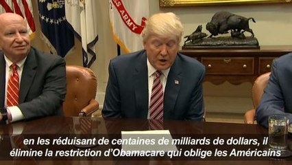 Trump à pied d'oeuvre pour abroger le "désastre Obamacare"