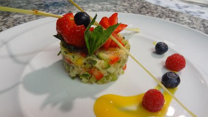 Dessert light : taboulé de fruits frais