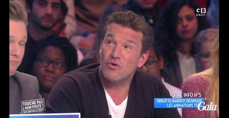 GALA VIDEO - TPMP : Pour Benjamin Castaldi, Brigitte Bardot est raciste et homophobe