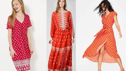 FEMME ACTUELLE - Robe rouge, star de la saison : des nouveautés pour trouver la vôtre