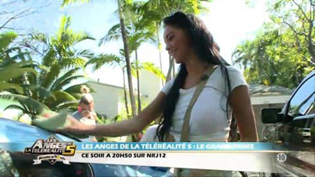 Le car wash de Nabilla des Anges de la téléréalité 5