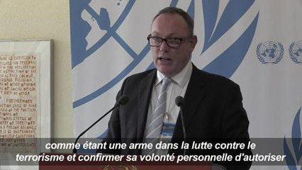 Torture: les propos de Trump "glacent le sang" (expert de l'ONU)