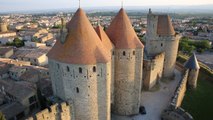 Grand angle sur la cité de Carcassonne [GEO]