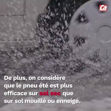 CAM - Peut-on rouler avec des pneus été en hiver ?