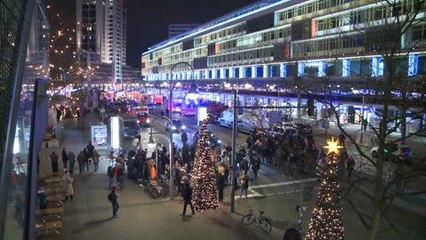 Scènes d'horreur sur un marché de Noël de Berlin