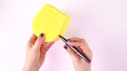 Vidéo : fabriquer un beauty blender avec une éponge